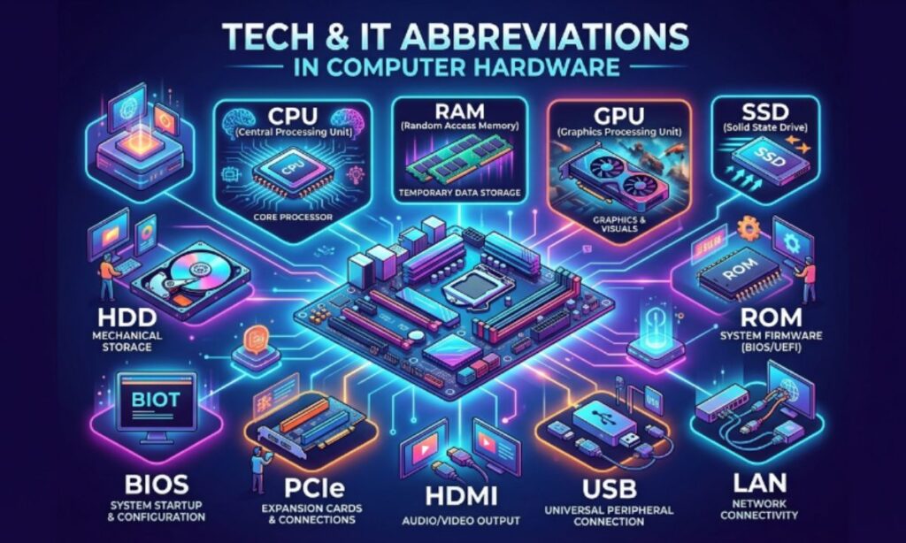 Technology & IT Abbreviations in Computer Hardware