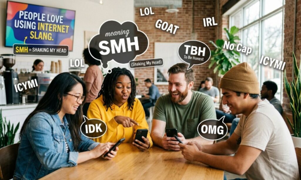 people love using internet slang like SMH meaning