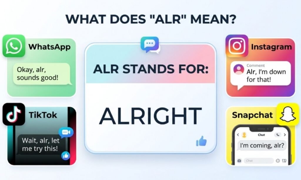 ALR Meaning Across WhatsApp, Instagram, TikTok & Snapchat