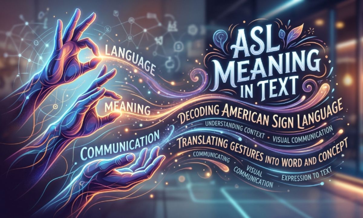 ASL Meaning in Text