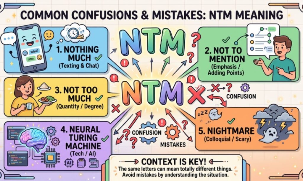 Common Confusions & Mistakes NTM Meaning