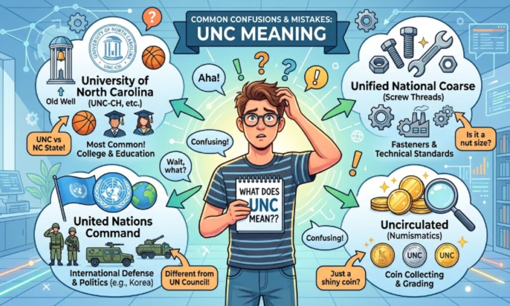 Common Confusions & Mistakes UNC Meaning