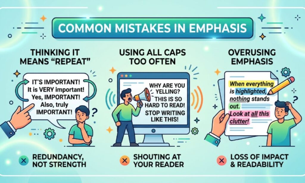 Common Mistakes Emphasize