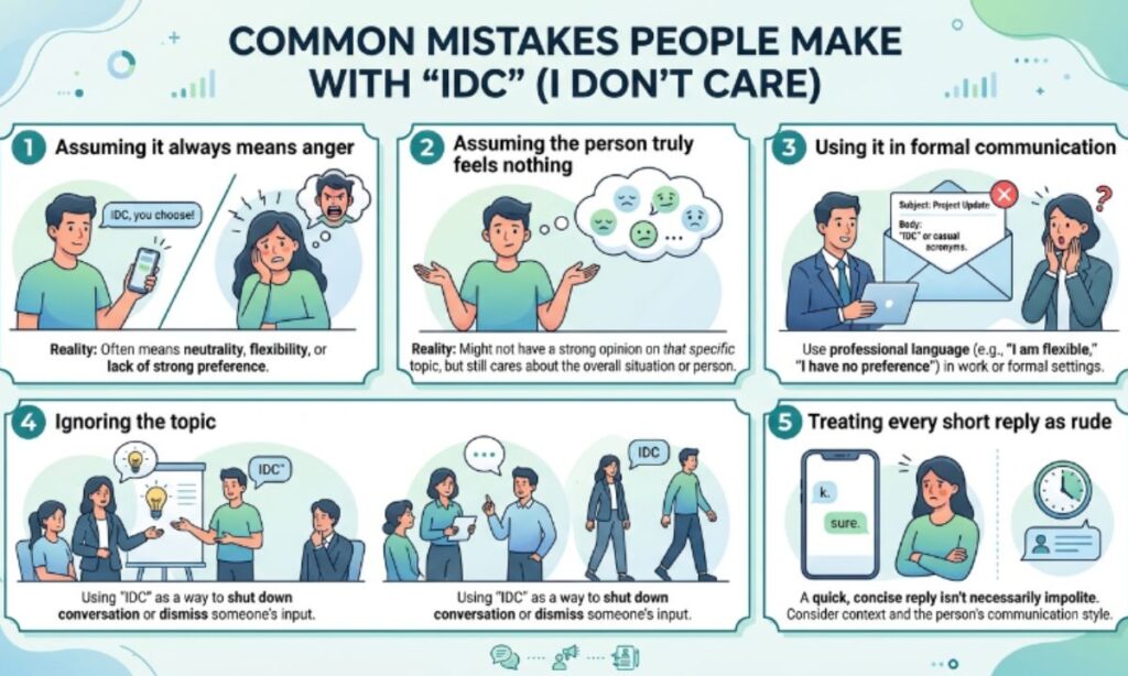 Common Mistakes People Make With IDC