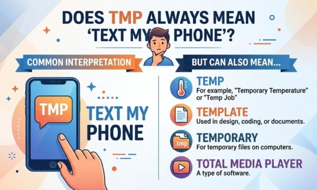Does TMP Always Mean “Text My Phone”