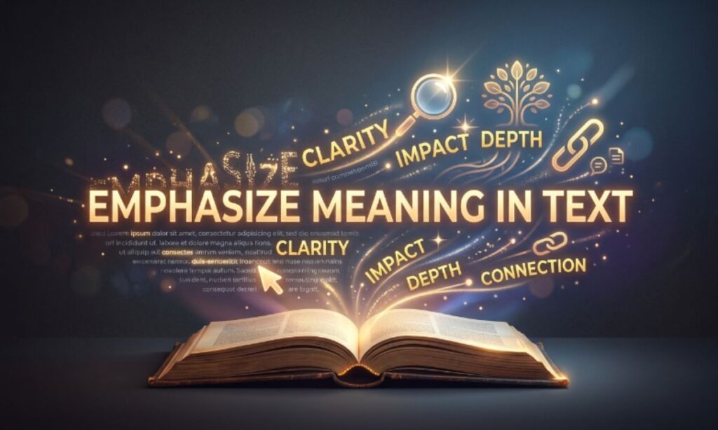 Emphasize Meaning in Text
