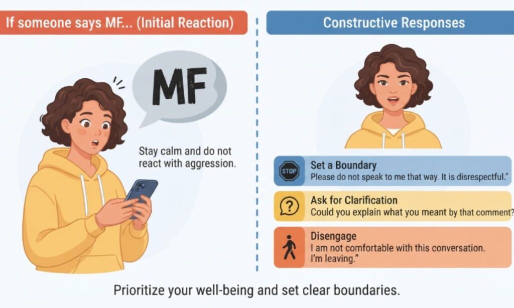How Should You Reply If Someone Says MF