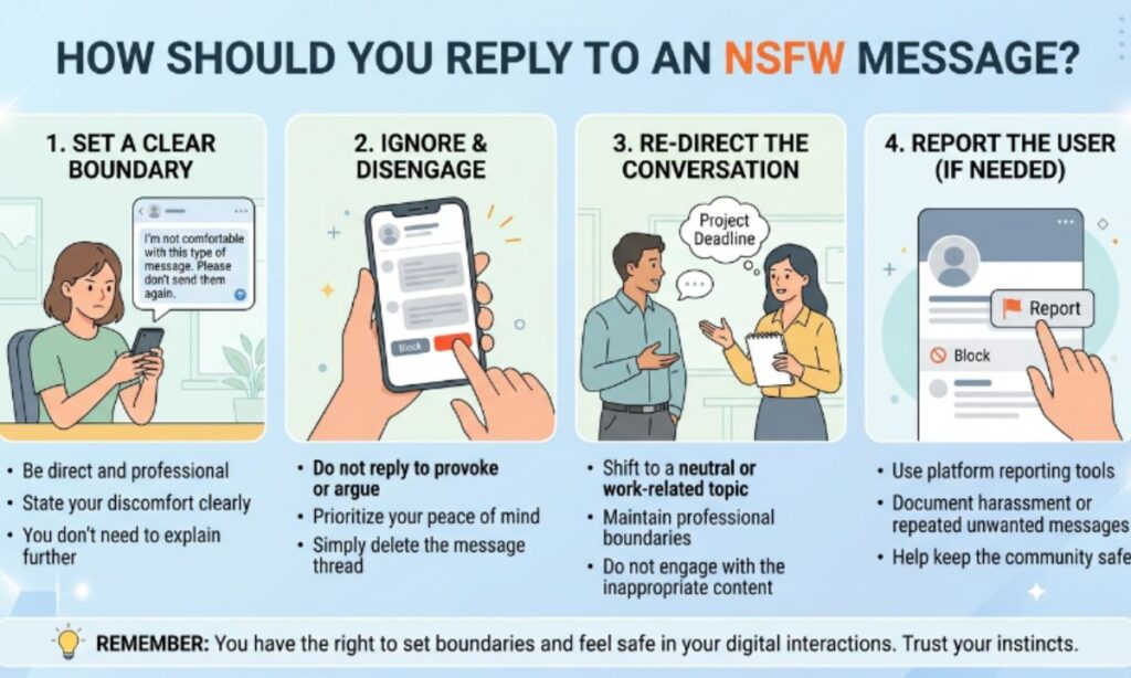 How Should You Reply to an NSFW Message