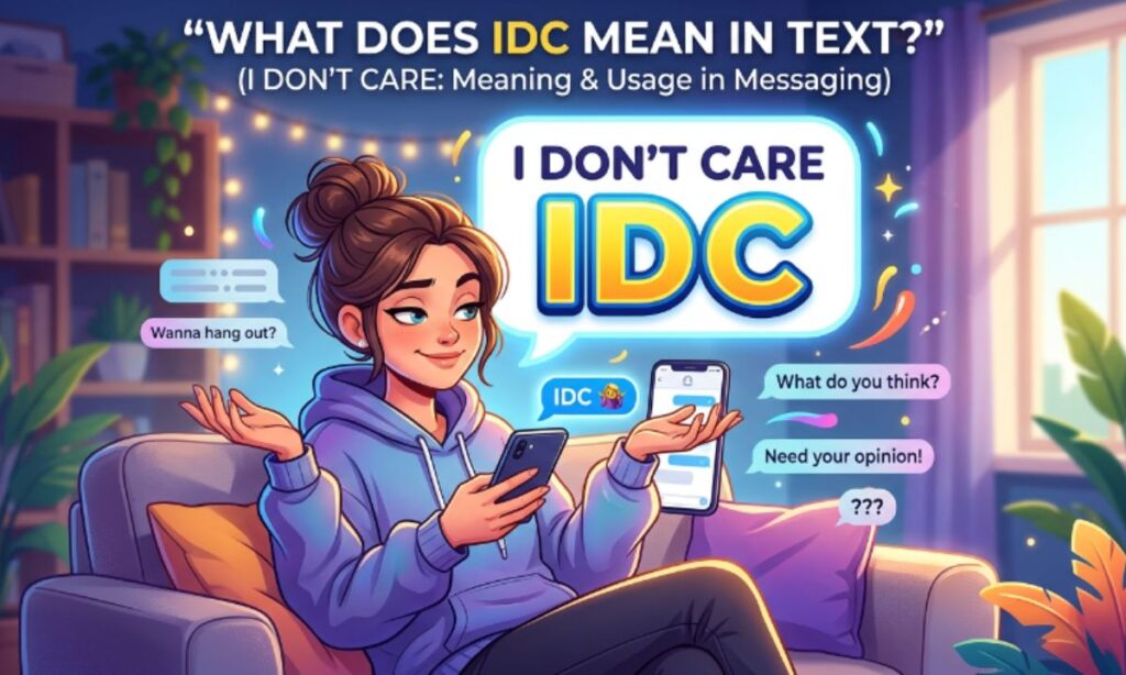 IDC Meaning in Text