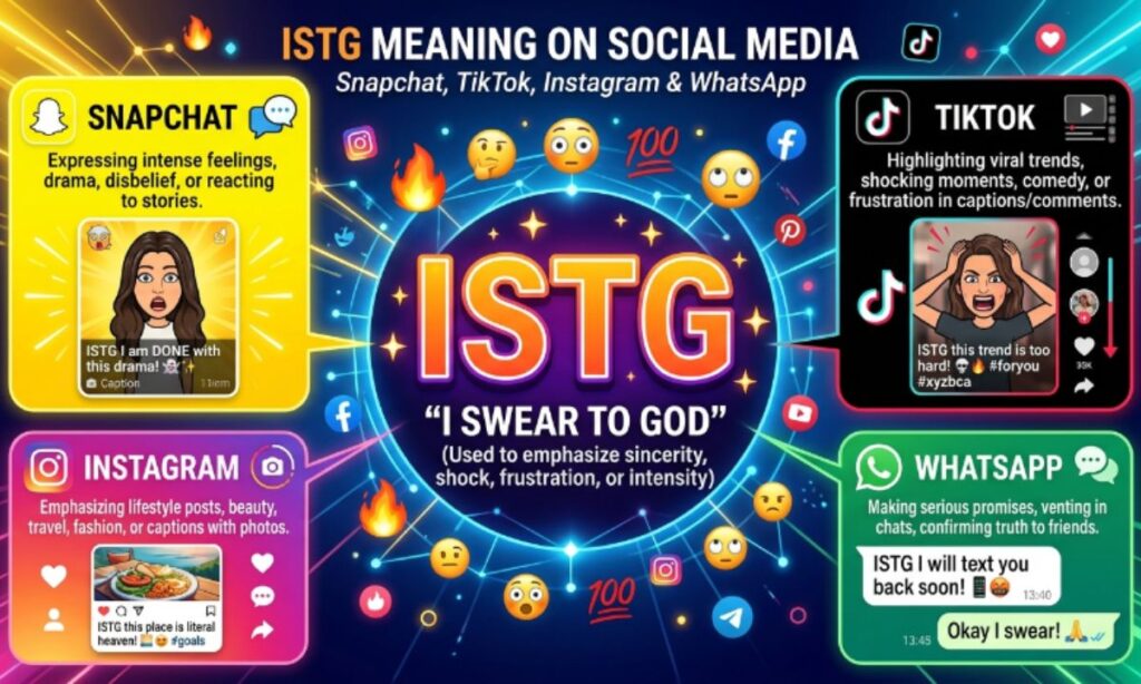 ISTG Meaning on Snapchat, TikTok, Instagram & WhatsApp