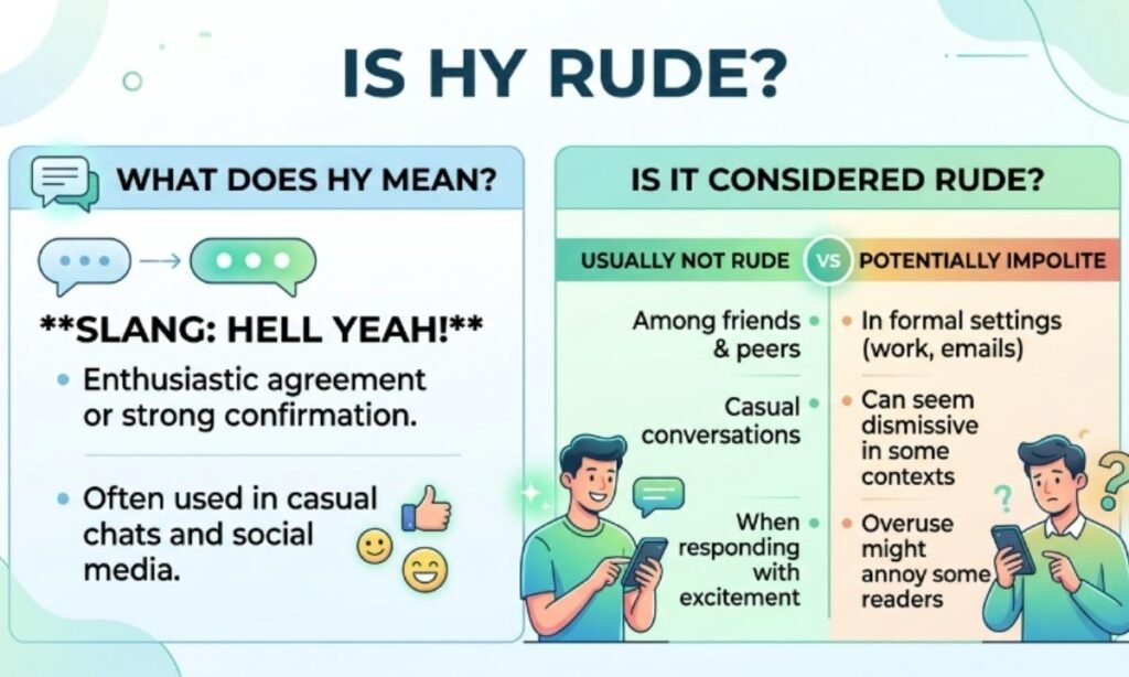 Is HY Rude