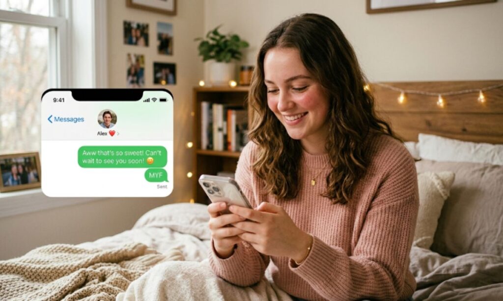 MYF Meaning in Text from a Girl
