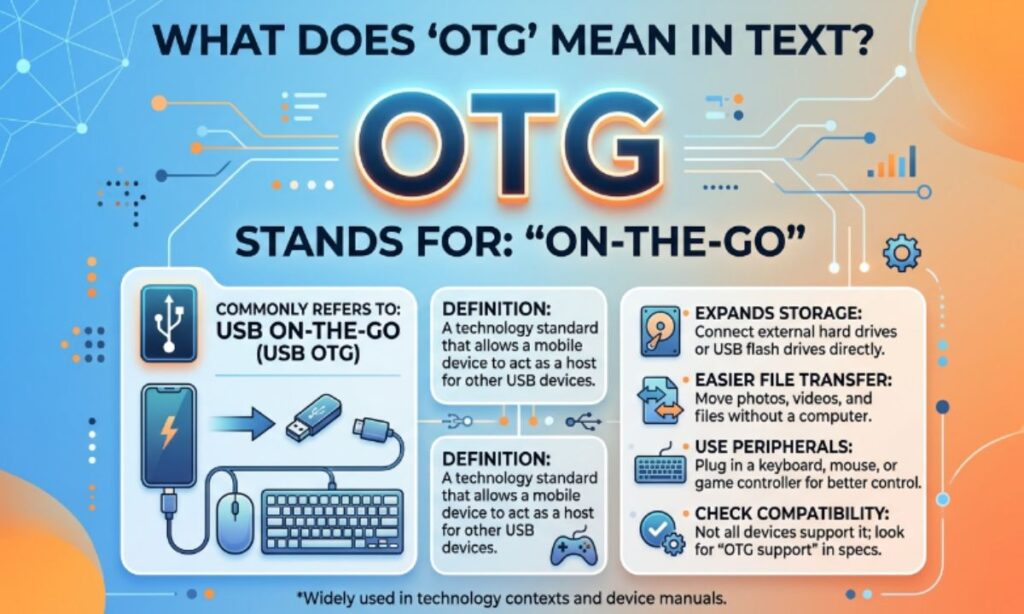 OTG Meaning in text