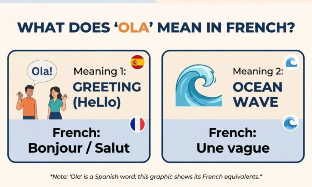 Ola Meaning in French