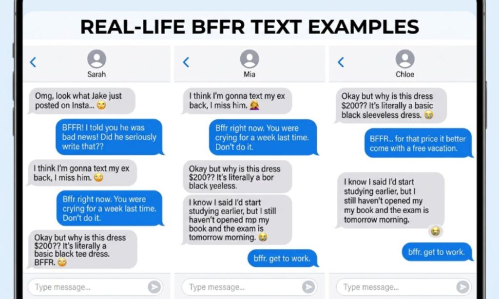 Real-Life BFFR Text Examples