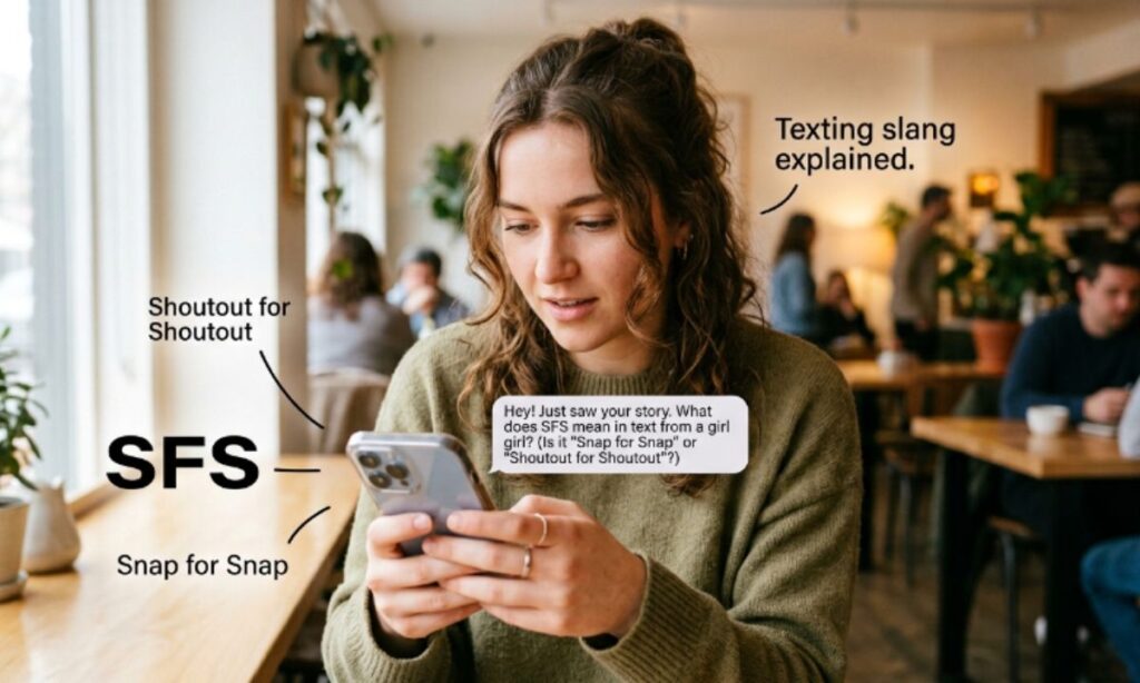 SFS Meaning in Text From a Girl