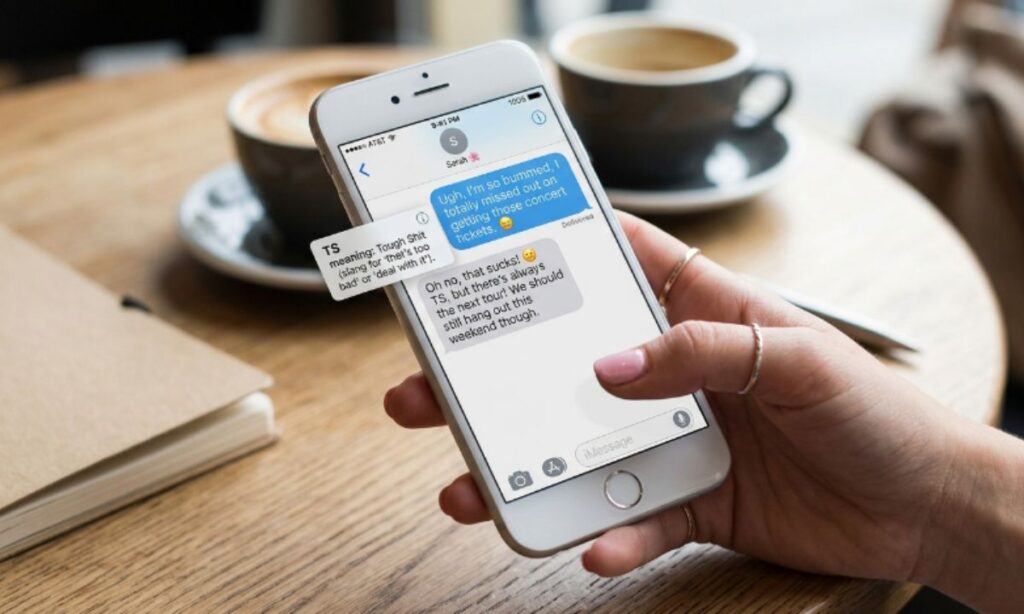 TS Meaning in Text From a Girl