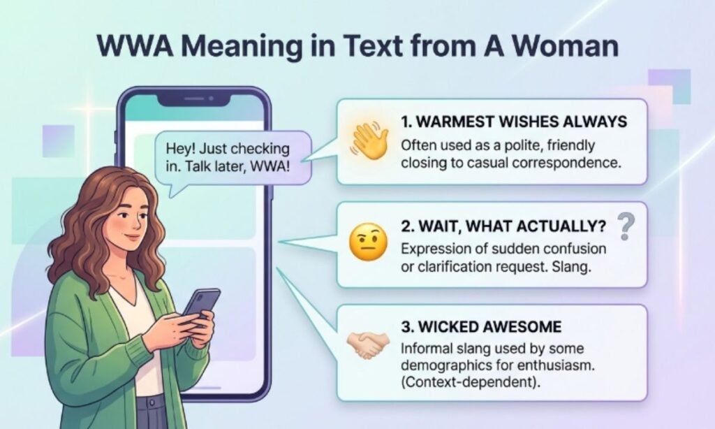 WWA Meaning in Text from A Woman
