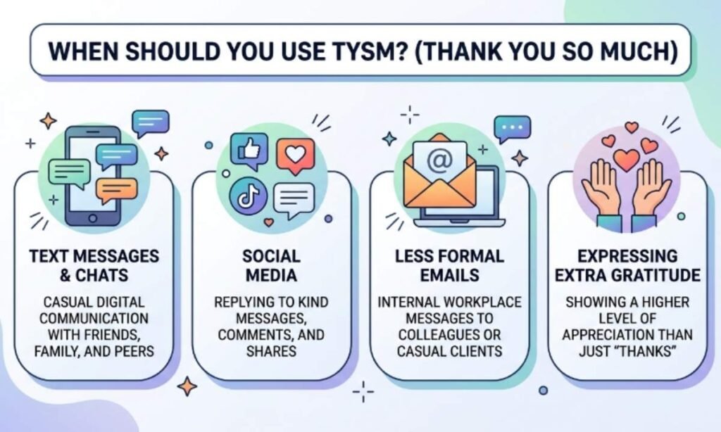 When Should You Use TYSM
