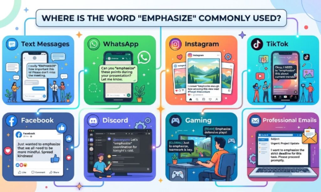 Where Is the Word “Emphasize” Commonly Used