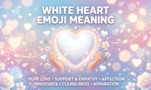 White Heart Emoji Meaning