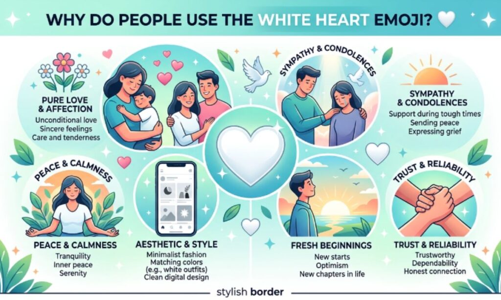 Why Do People Use the White Heart Emoji