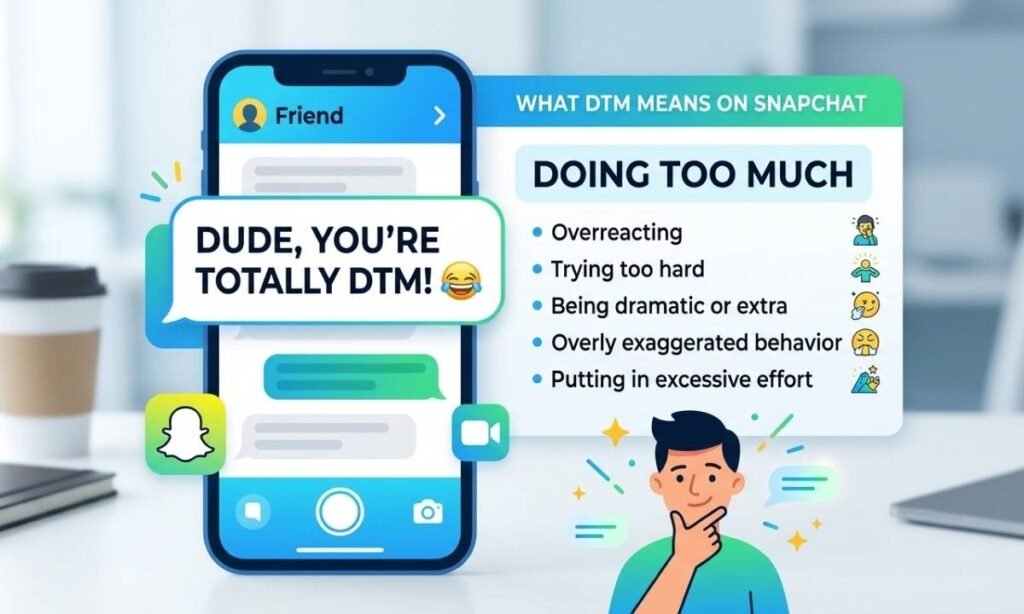 DTM Meaning Snapchat