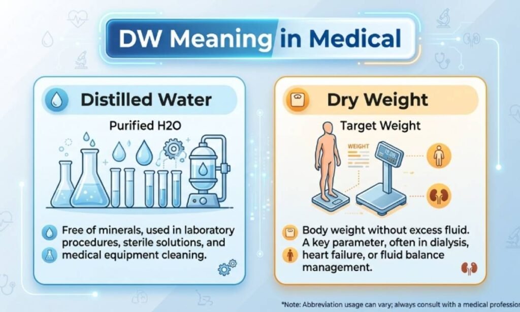 DW Meaning in Medical