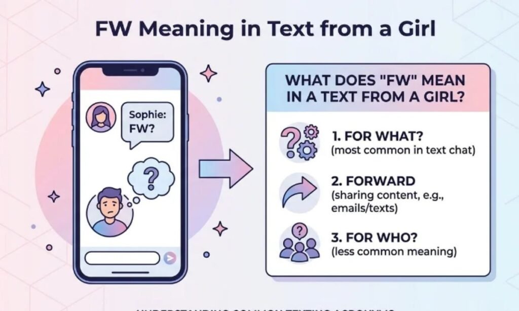 FW Meaning in Text from a Girl