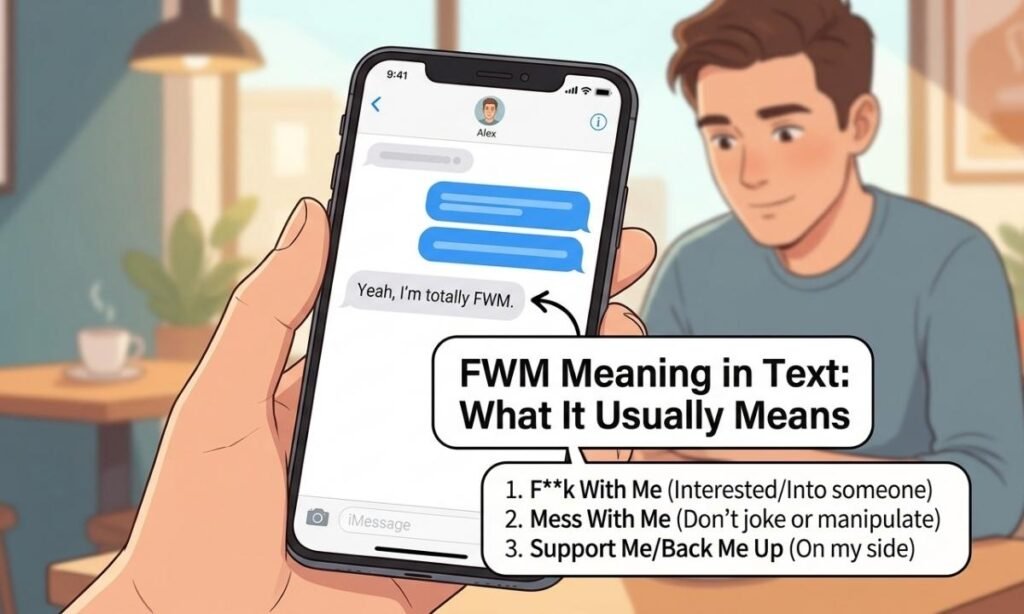 FWM Meaning in Text from a Guy