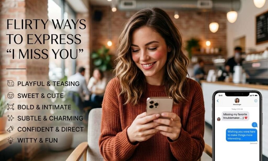 How Can I Express “I Miss You” in a Flirty Way
