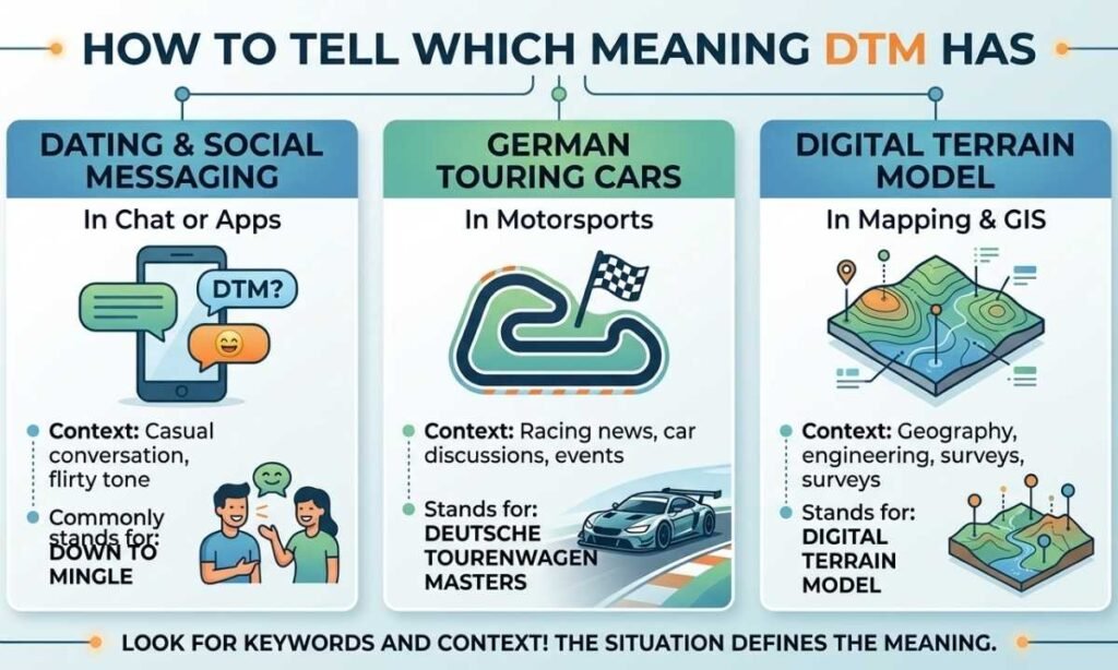 How to Tell Which Meaning DTM Has