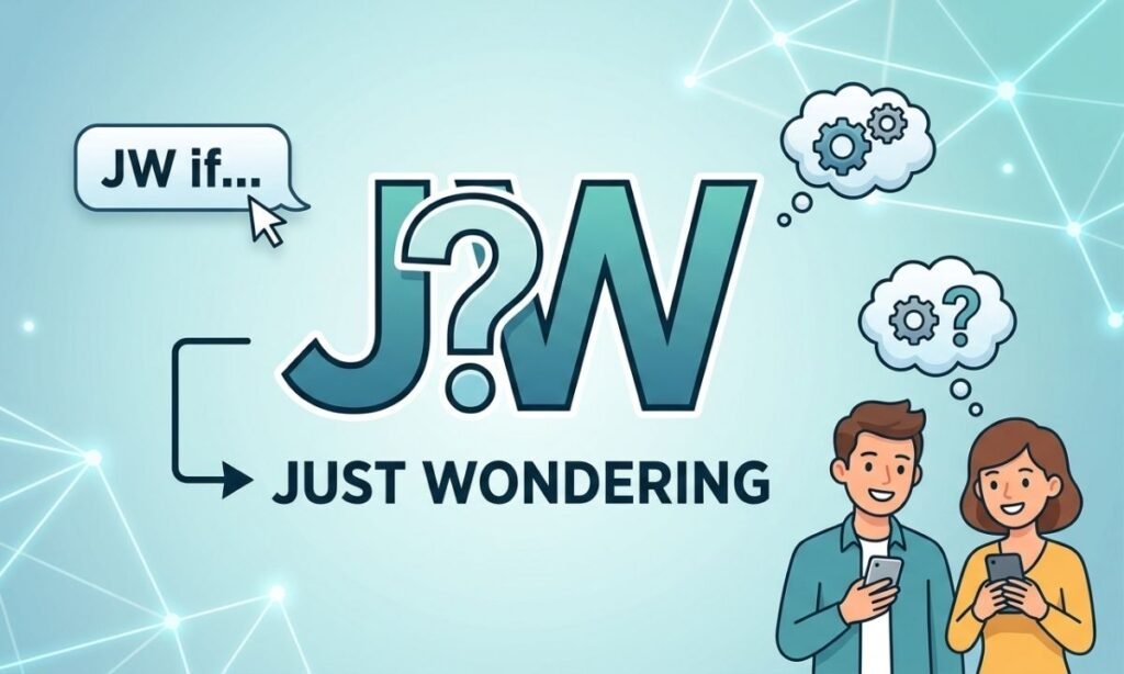 JW Meaning “Just Wondering”