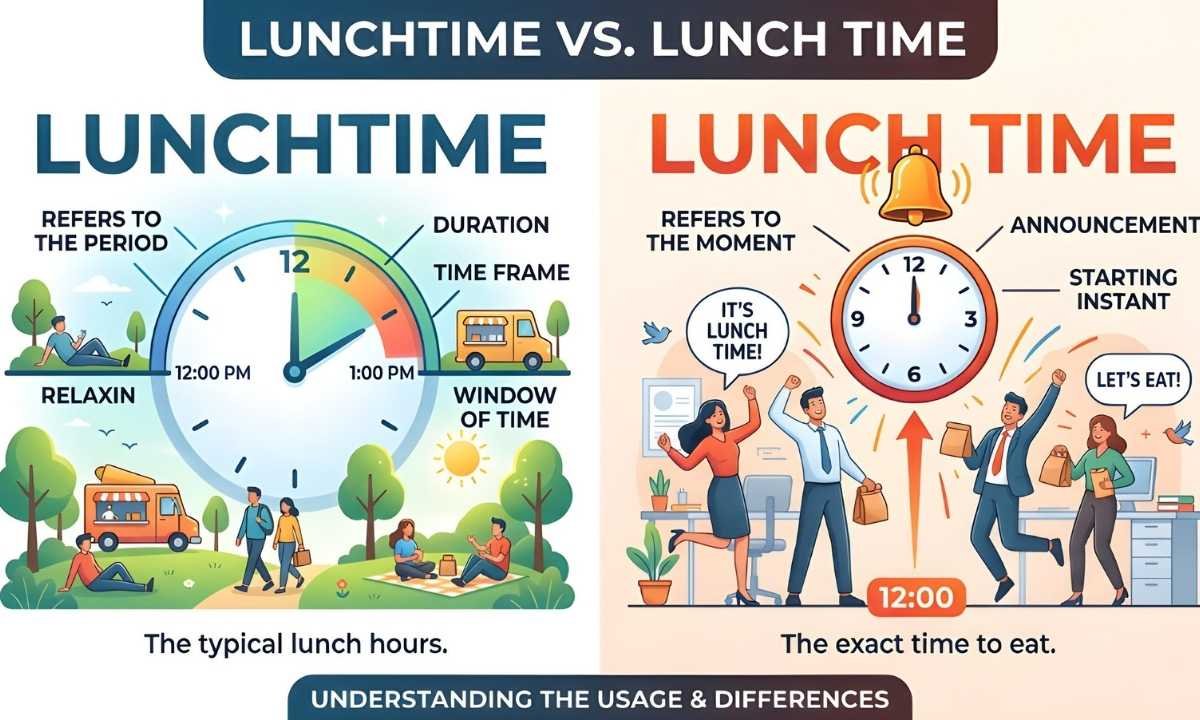 Lunchtime vs. Lunch Time