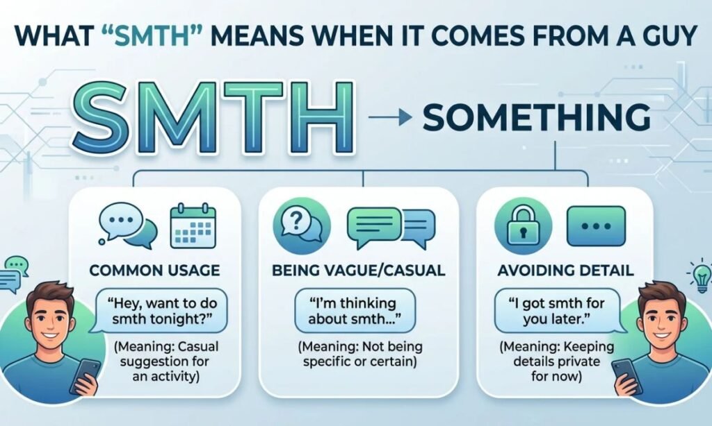 SMTH Meaning in Text When It Comes From a Guy