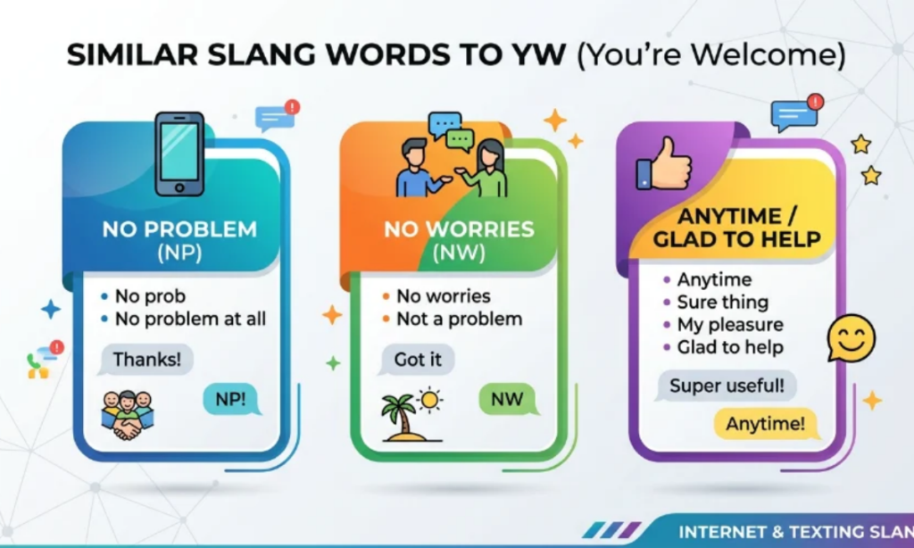 Similar Slang Words to YW