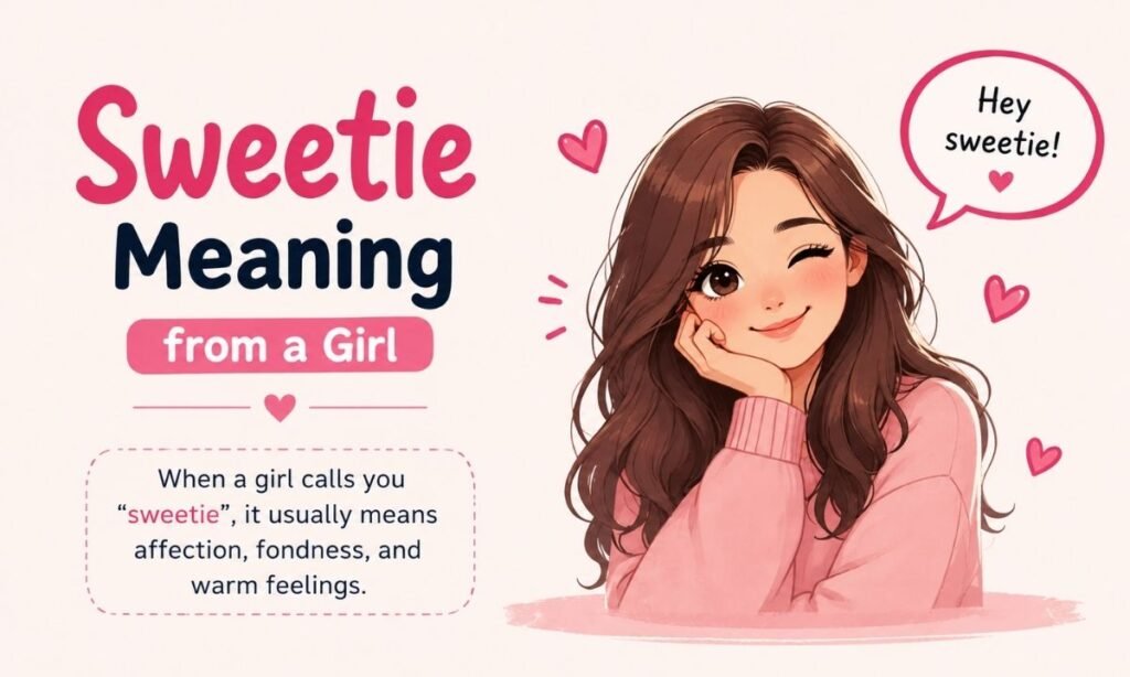 Sweetie Meaning from a Girl