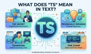 TS Meaning in Text