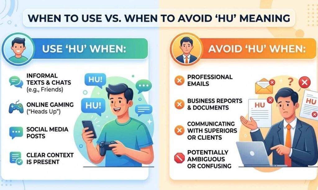When Should You Use HU and When Should You Avoid It