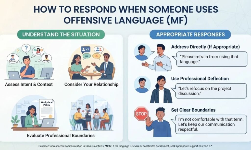 How Should You Reply When Someone Says MF_