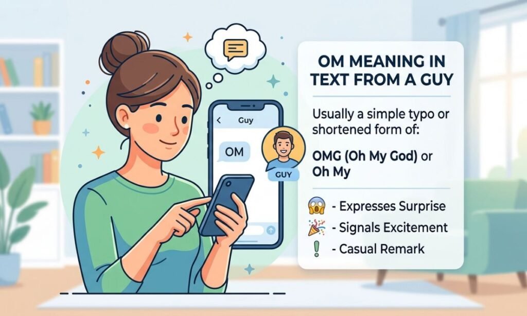OM Meaning In Text From A Guy