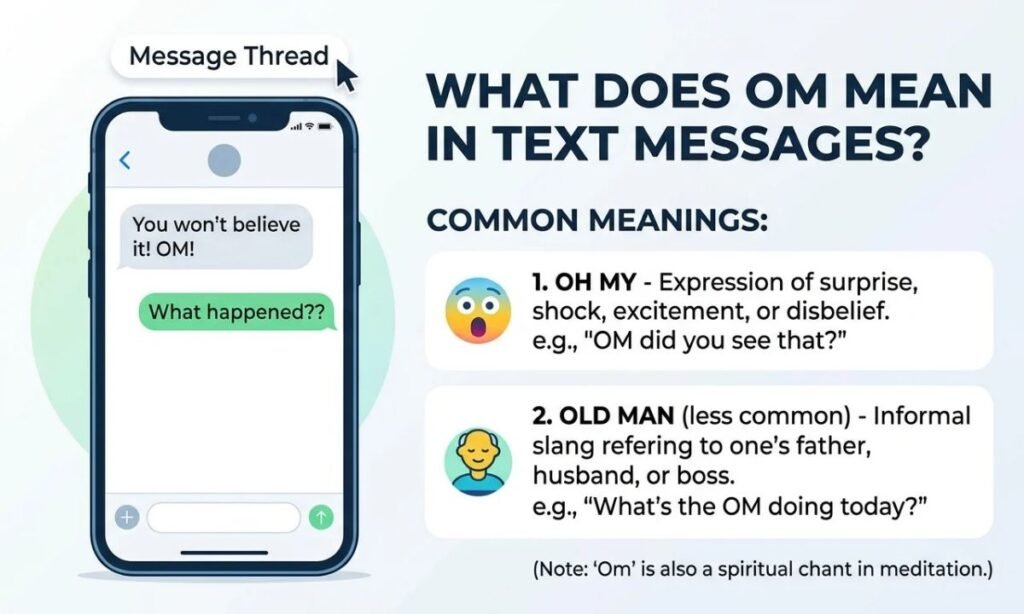 What Does OM Mean in Text Messages