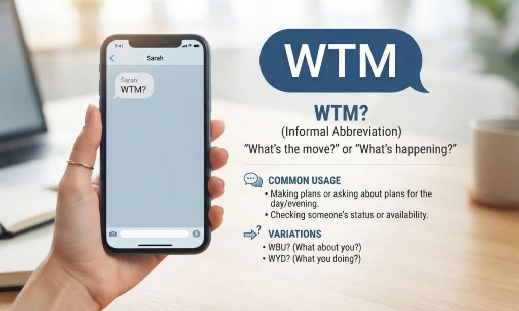 What Does WTM Mean In Text From A Girl